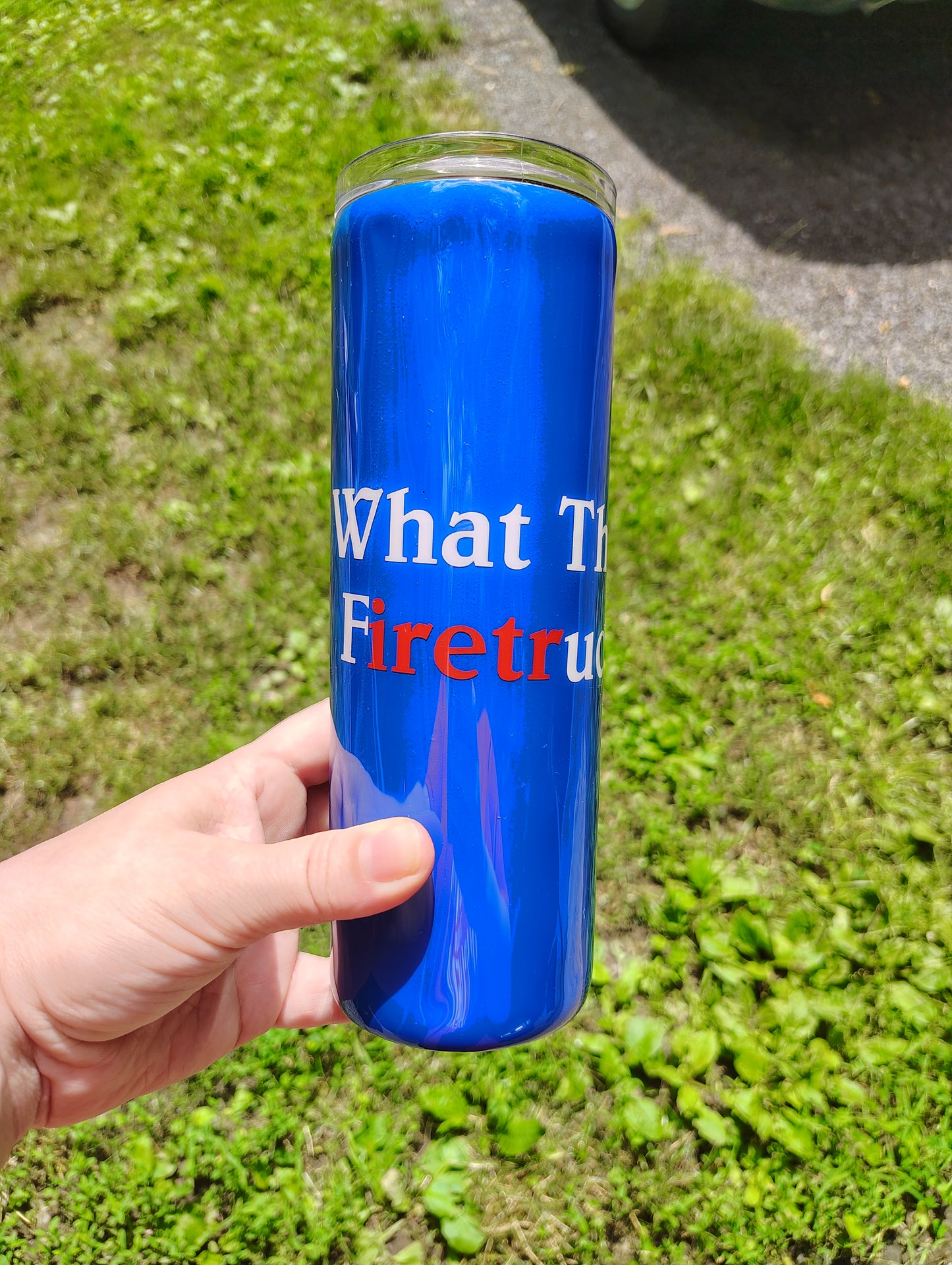 What the firetruck tumbler