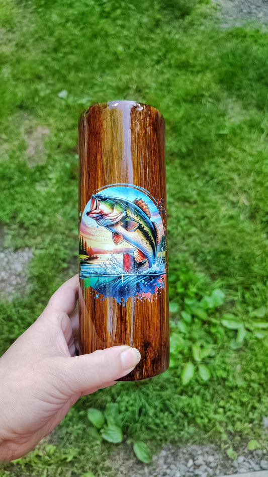 Woodgrain tumbler