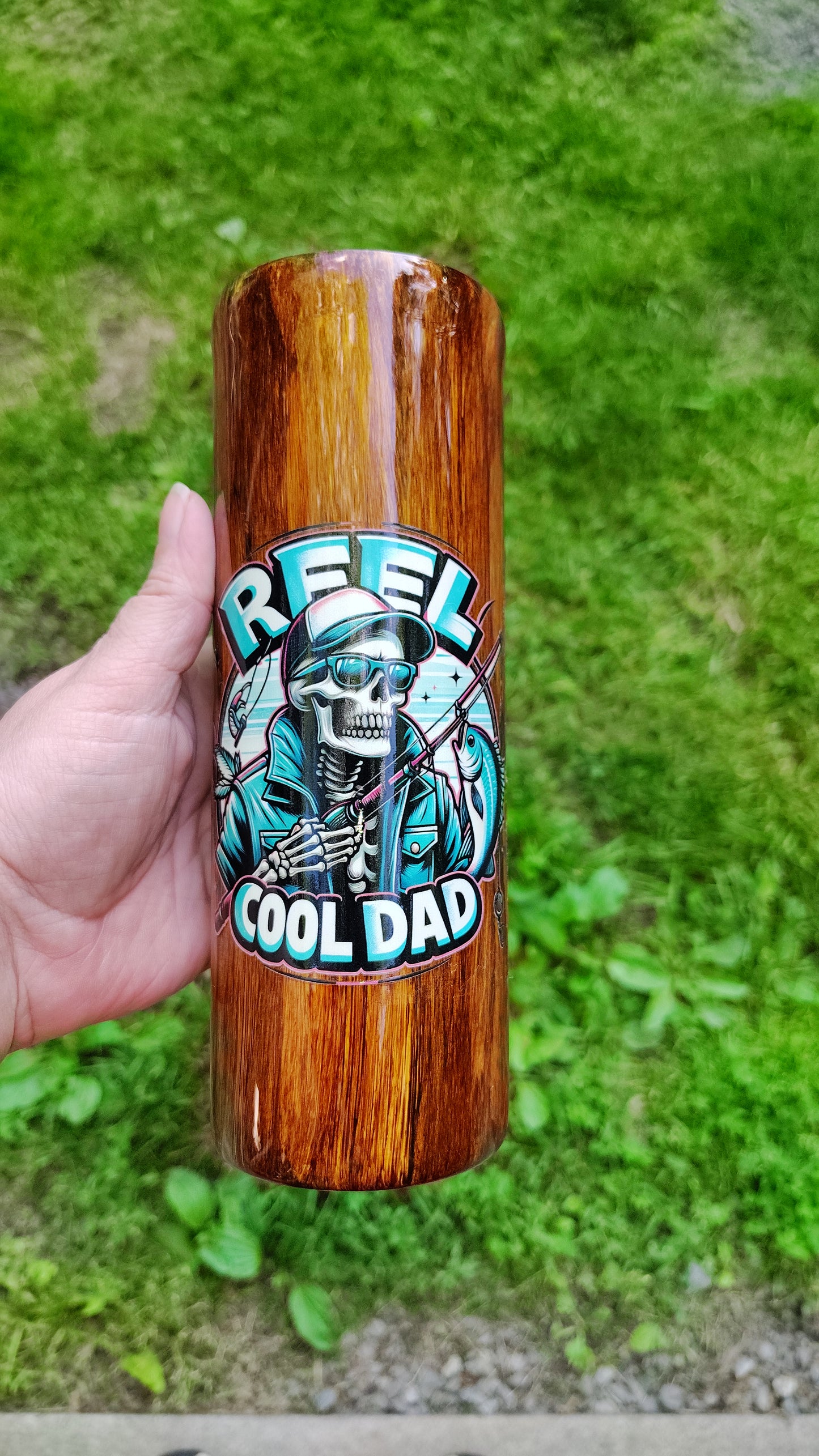Woodgrain tumbler