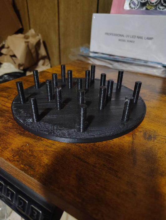 Single Tier Straw Toppers Display