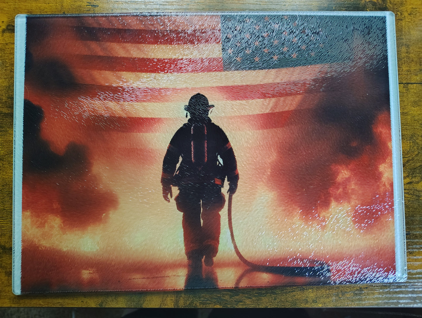 Firefighter cutting board